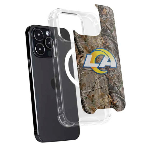 NFL Los Angeles Rams Realtree AP Camo iPhone 15 Pro MagSafe Case
